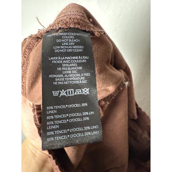 Anthropologie Pilcro Brown Wide Leg Pants - Picture 4 of 4